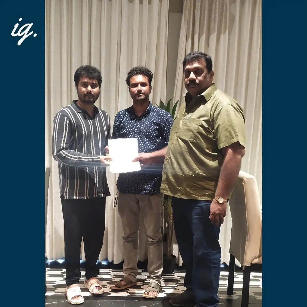 Success Stories one of our student got the contract